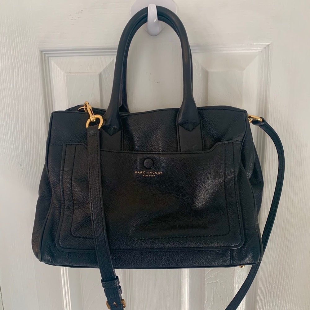 Marc Jacobs Black Leather Shoulder Bag